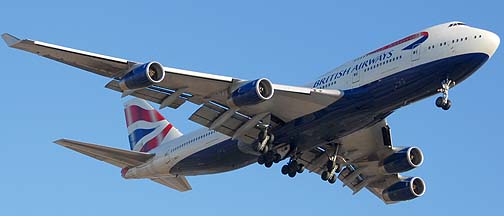 British Airways Boeing 747-436 G-BNLV, April 3, 2011